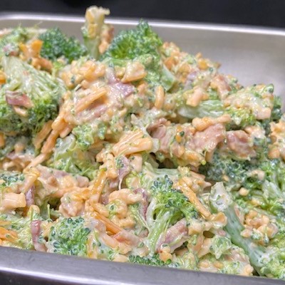 Broccoli with bacon