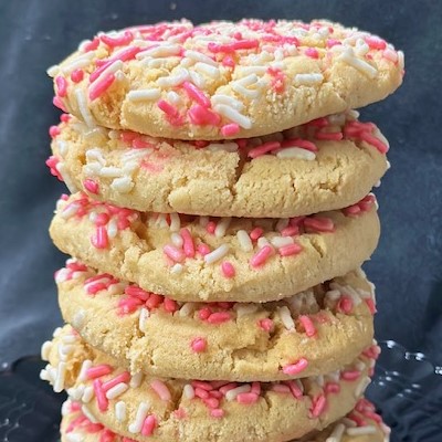 Colored Sprinkle Sugar Cookies