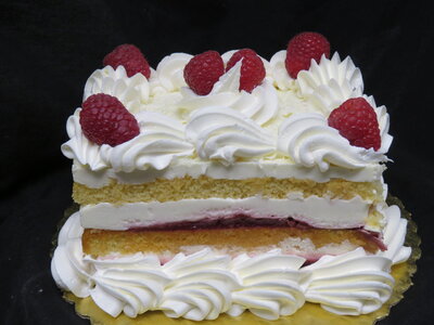 White Chocolate Raspberry Shortcake